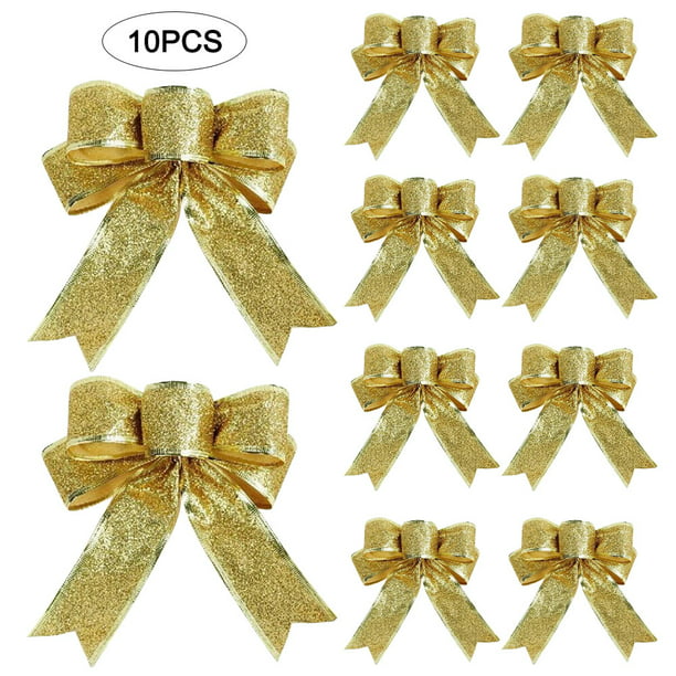 Torrid gold glitter flats decorative bow Women's size 10 WIDE